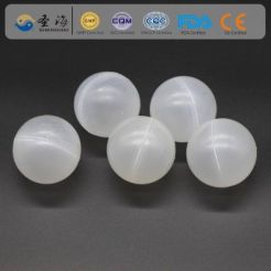 PP ( Polypropylene ) 60 mm white hollow plastic ball for reducing evaporation