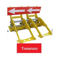 Tomaruzo-Highway Blocker For Road Construction movable warning rails Vehicle Stop Aluminum traffic