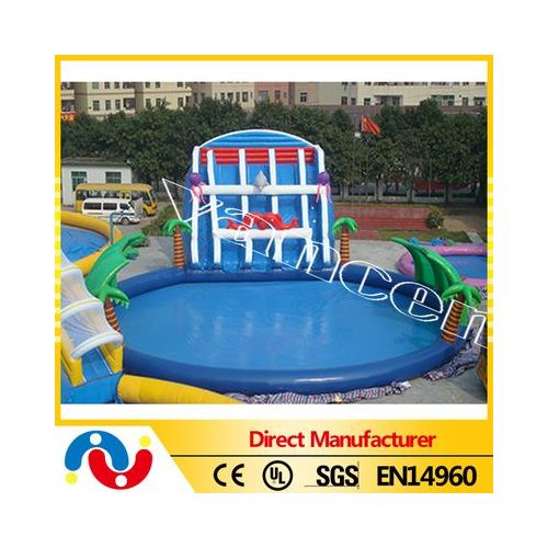 giant adult size inflatable water slide,inflatable bounce slide combo for water park
